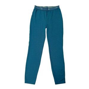 Rei-coop Baselayer Pants Kids 14-16 Green Stripes Comfort Stretch Soft Outdoor